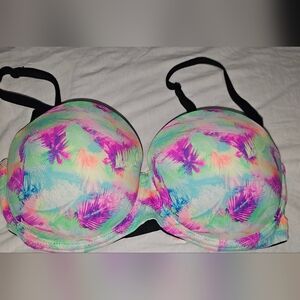 Victoria's Secret PINK Bra Wear Everywhere Multi Way Super Push Up 34D EUC